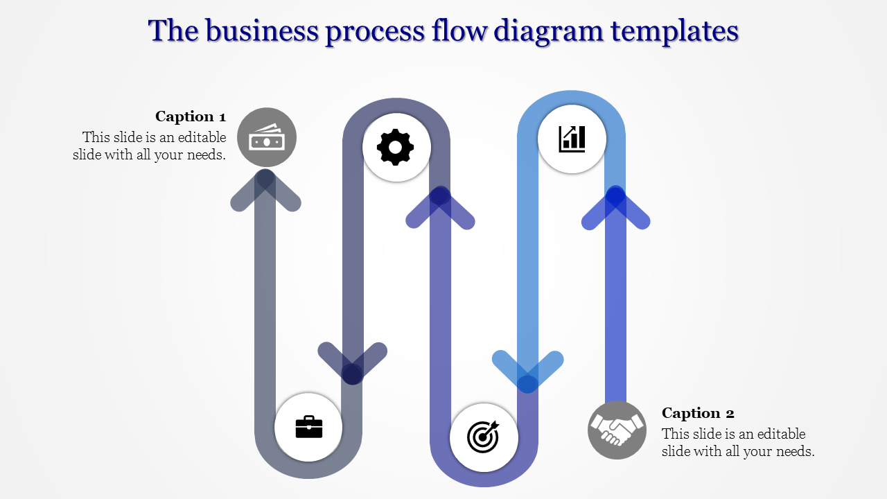 business process flow diagram templates-The business process flow diagram templates-Blue